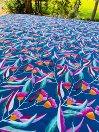 Image 1 of Tablecloth - Among The Gum Trees (Blue)