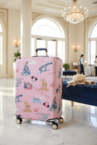 Image 1 of Exclusive Pink Park Dreams | Large suitcase cover