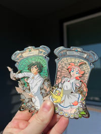 Image 3 of Der Schriftsteller und die tanzende Ente enamel pin set 