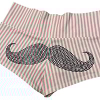 Image 2 of love_mustache shorts (pink)