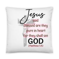 Image 3 of Basic Pillow - Jesus