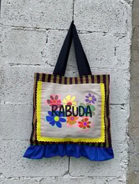 Image 3 of Bolsiña feita a man. RABUDA FLORES. Deseño exclusivo!
