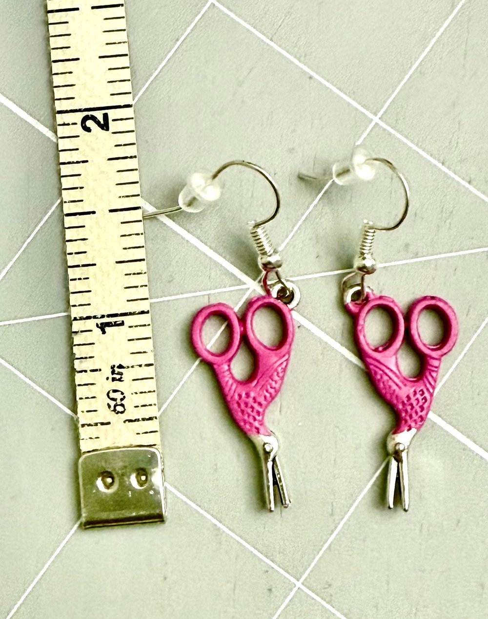 Image of Embroidery Scissors Earrings