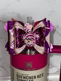 Image 13 of  Cheshire Cat Alice in Wonderland inspired Tumbler Accessorie Set