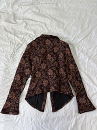 Image 2 of 00s Brown slim shirt // M