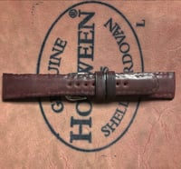 Image 1 of Ltd.Ed. Milled Col.8 Unglazed SECRET STITCHING Horween Shell Cordovan Watch Strap