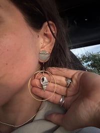 Image 3 of WHERE LOVERS MEET- hoop earrings