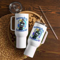 Image 1 of Custom Keepsake Travel mug with a handle