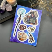Image 1 of Desert Mage Witch Sticker Sheet