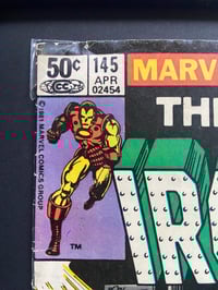 Image 3 of The Invincible Ironman, framed complete vintage Marvel comic, No 145 April 1981