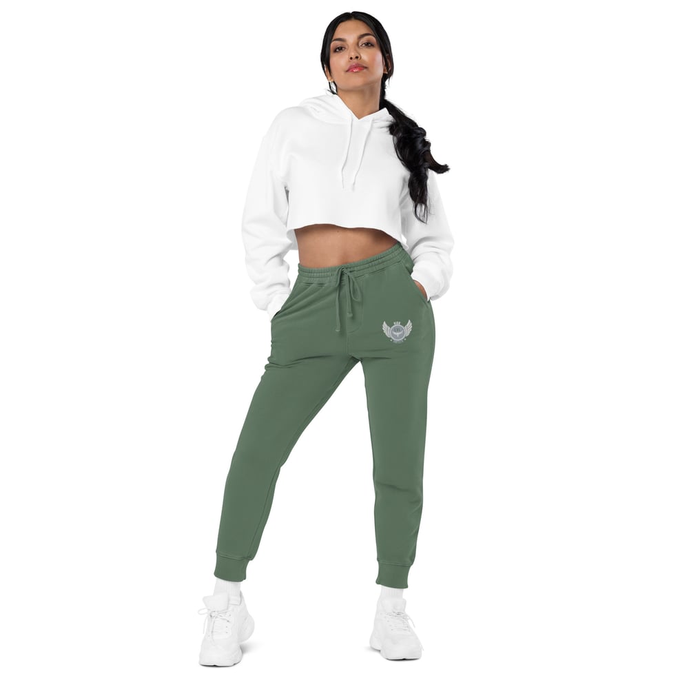 Image of Unisex pigment-dyed sweatpants