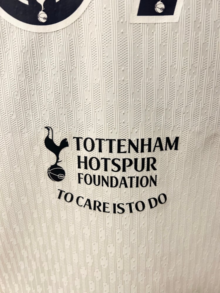 Image of Tottenham Hotspur “VAN DE VEN 37” Vaporknit 2024/25 Home Europa Final Shirt,  Large