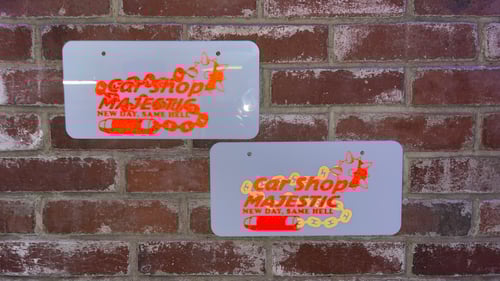 Image of SAME HELL vanity plates