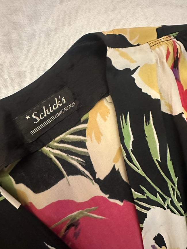 1930s poppy dress maxi cold rayon silk