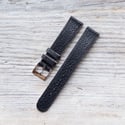 18mm Dark Navy Pigskin In 40’s Style