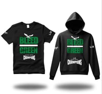 Image 1 of MF3 bleed green champions LIX Hoodie & tee ( tee $20 - hoodie $35