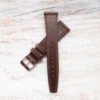 Image 2 of 20mm Corfam Style Horween Chromexcel - Brown