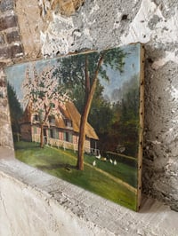 Image 2 of Huile sur toile Maison normande 