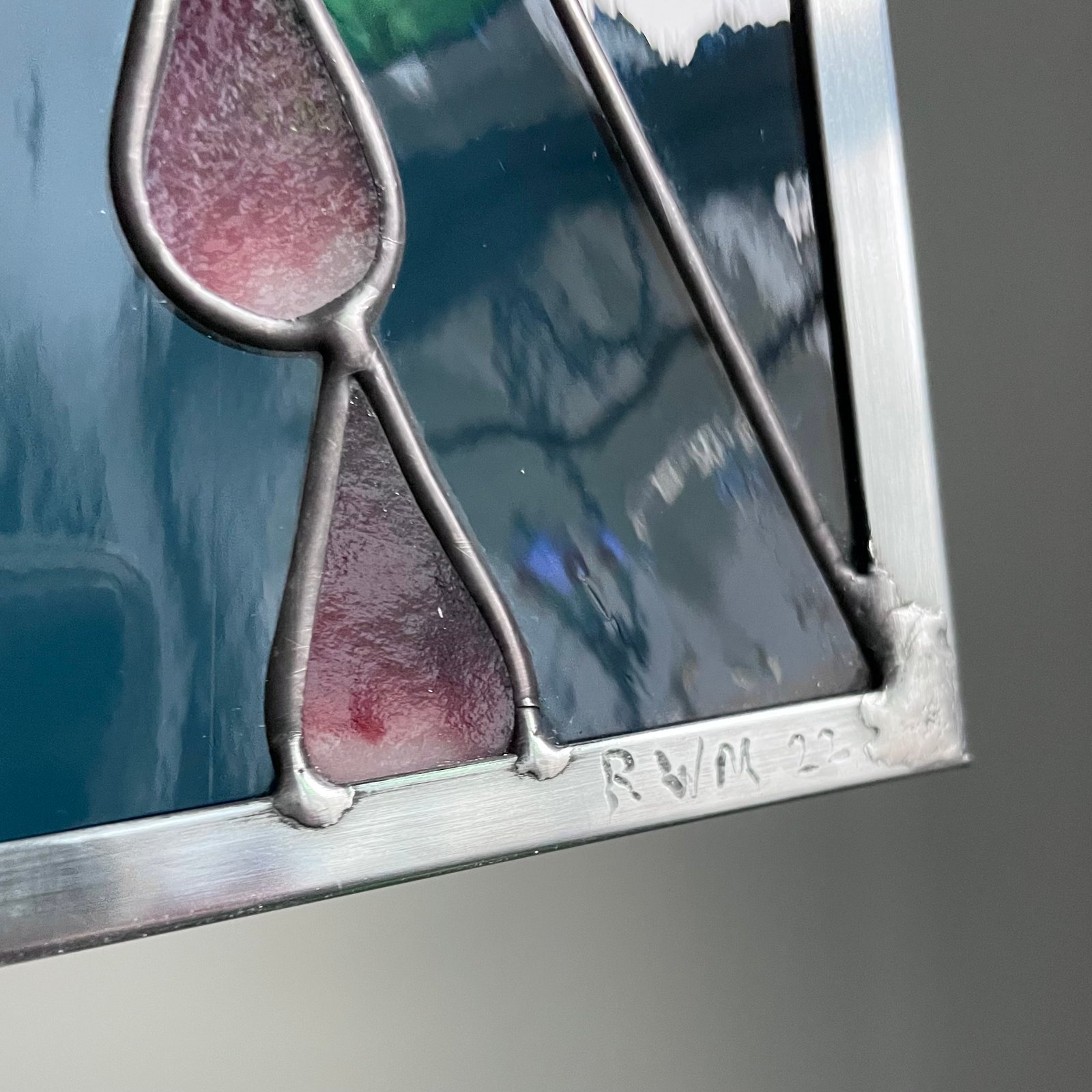 Bleeding Heart Panel | Colorshow Glassworks