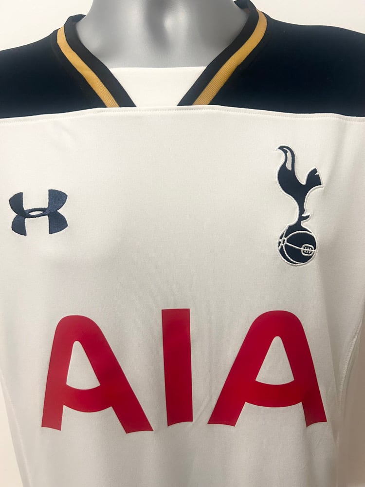 Image of Tottenham Hotspur “DELE 20” 2016/17 Home Shirt + PL patches (M) 
