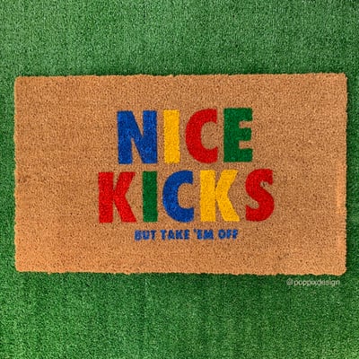 Image of NICE KICKS DOORMAT