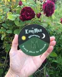 The Long man and The Moon Sticker 