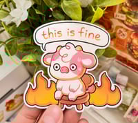 This is fine diecut sticker