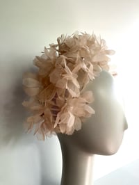 Image 2 of Nude organza flower crown