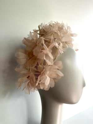 Image of Nude organza flower crown