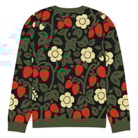 Image 4 of Strawberries Knitted Crew Sweater