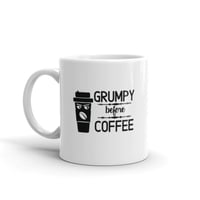 White glossy coffee mug 