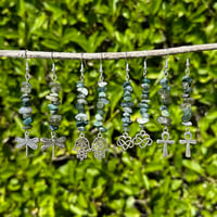 Moss Agate Earrings