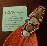 Image 6 of Sage/mint turquoise artisan statement ring