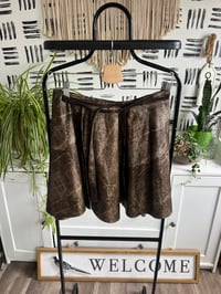 Image 1 of custom snake print wrap skirt