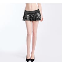 Image 5 of Erotic Lingerie Mini Sexy Skirt PU Leather Hot Erotic Temptation Dress Sex Clothes Pole Dance Clubwe