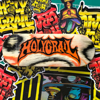 Image 2 of 33.3mm Popsicle(SQUIRE) ORANGE HG DeathCore Logo Real Wear Graphic