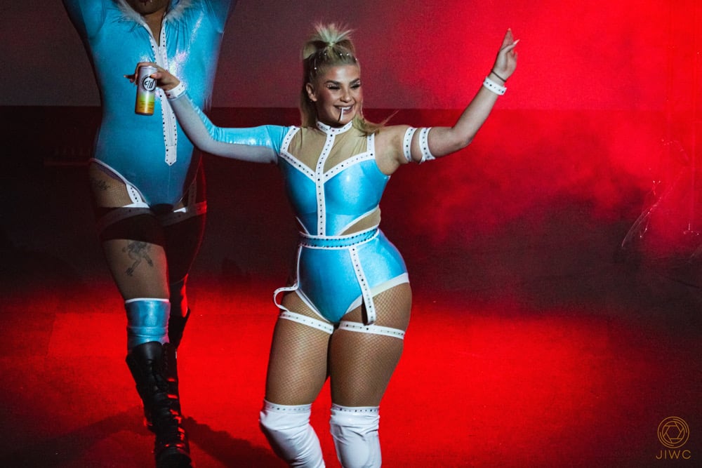 Image of Blue and White Spandex Gear