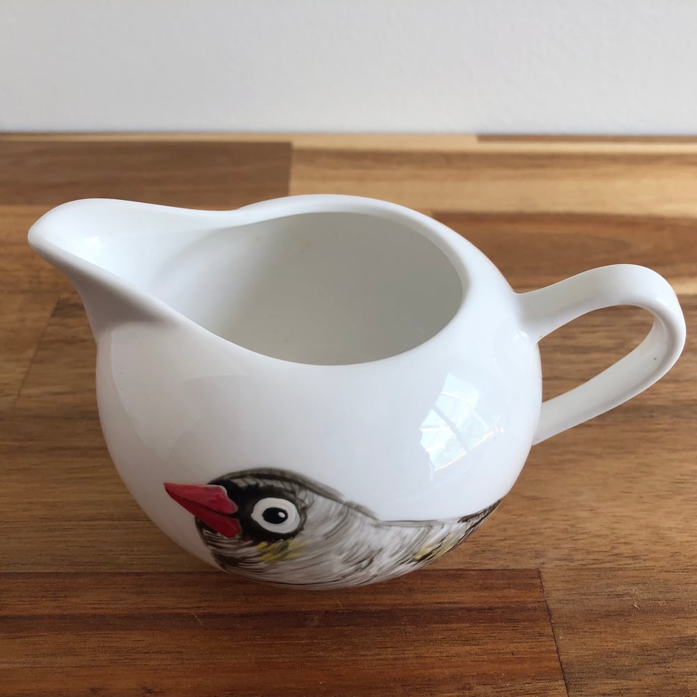 Beautiful Firetail Milk Jug