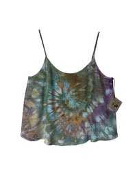 Image 2 of L Woven Summer Set in Cool Spiral Ice Dye