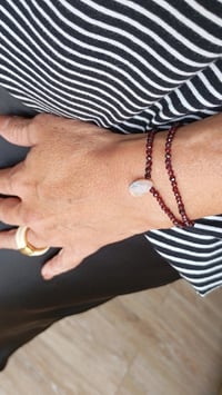 Image 1 of Bracelet Gaspard bordeaux 