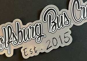 Image of Limited Edition Wolfsburg Bus Crew EST. 2015 Sticker