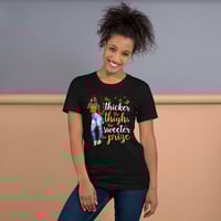 Image 3 of Thicker Thighs Short-Sleeve Unisex T-Shirt
