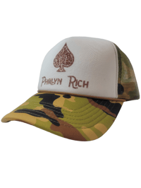 Image 3 of Phillyn Rich Camo & White Trucker Hat