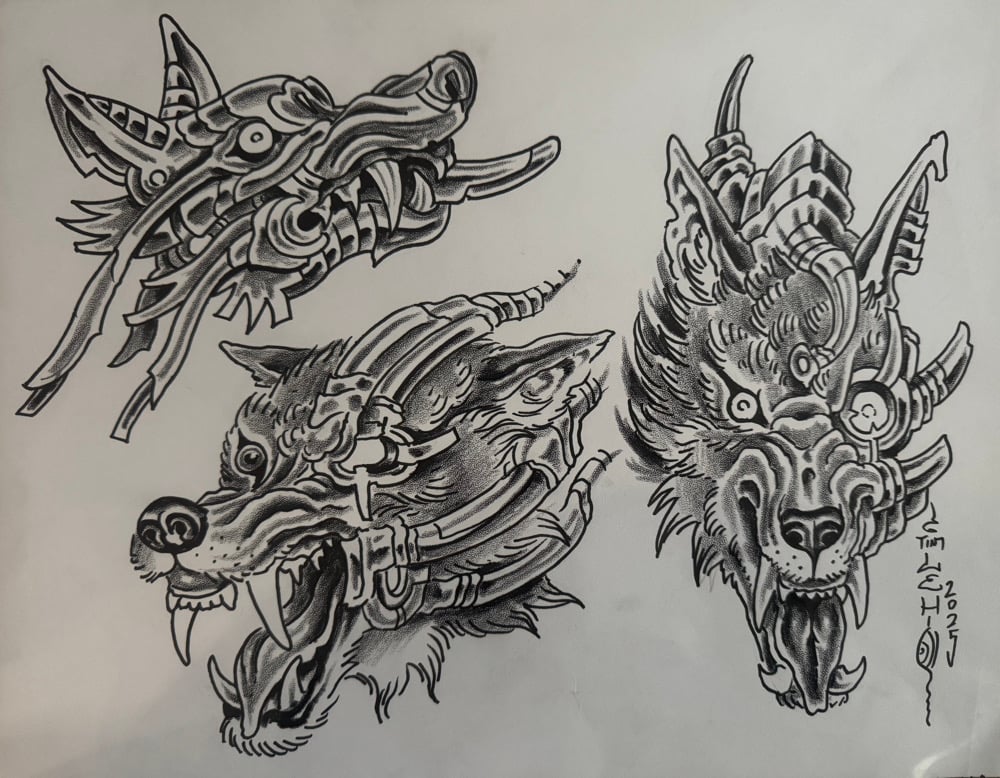 Image of Tim Lehi “Reapers & Wolves #139” Original Art