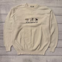 Image 1 of Vintage Hand Tied Flies Sweater - LT