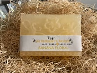 Image 1 of Banana Floral Honeybee Glycerin Body Bar