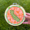 California Poppies Embroidery Hoop