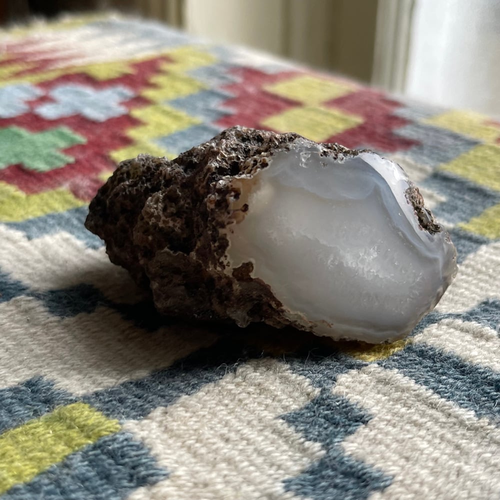 Gray/Blue Banded Montana Agate Nodule