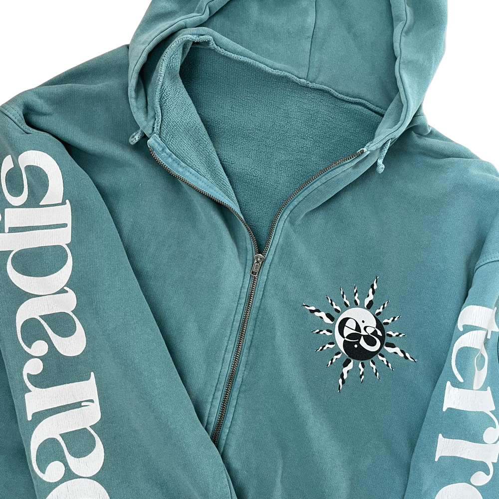 Image of Es Paradis early 90s multi logo hoodie Size XXL