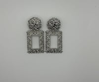 Image 3 of Zara geo square earrings 